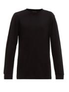 Matchesfashion.com Wardrobe. Nyc - Long Sleeve Cotton Jersey Top - Mens - Black