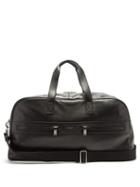 Matchesfashion.com Saint Laurent - Foiled-logo Leather Duffle Bag - Mens - Black