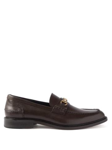 Vinnys - Townee Snaffle Leather Loafers - Mens - Brown