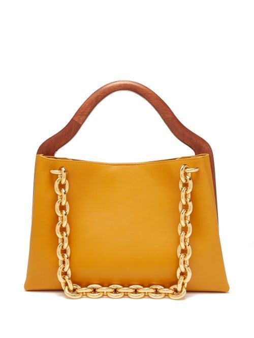 Bottega Veneta - Mount Grained-leather Tote Bag - Womens - Tan