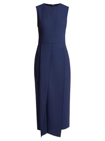 Carl Kapp Franklin Wool-crepe Dress