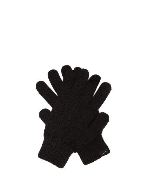 Matchesfashion.com Paul Smith - Cashmere Blend Gloves - Mens - Black