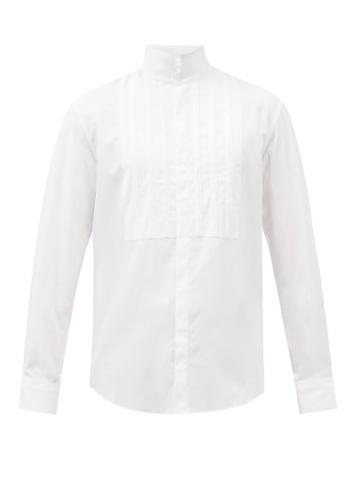 Bourrienne Paris X - Magnifique Pintucked Cotton-poplin Shirt - Mens - White