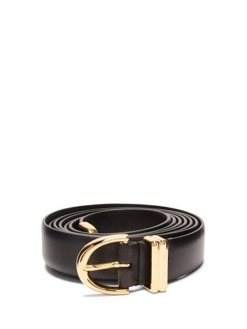 Matchesfashion.com Khaite - Brooke Wraparound Leather Belt - Womens - Black