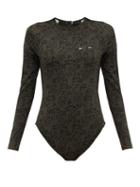 Matchesfashion.com The Upside - Army Leopard Print Stretch Jersey Paddle Suit - Womens - Leopard