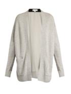 Amanda Wakeley Larson Contrast-panel Cashmere Cardigan