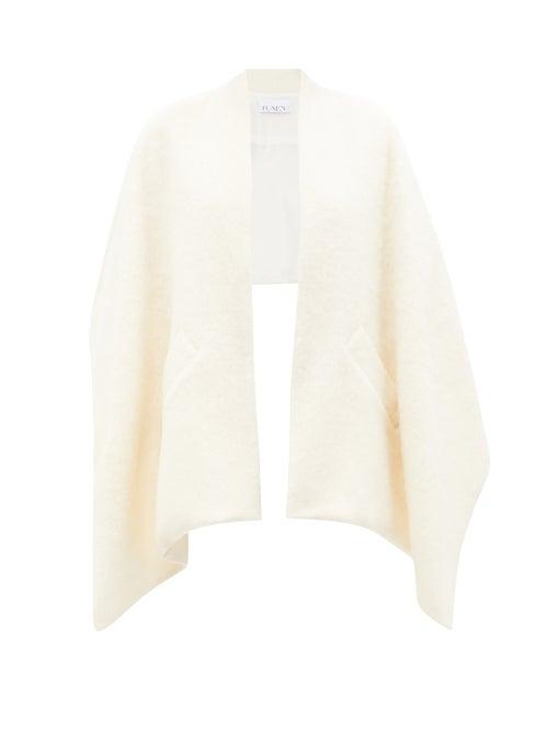 Raey - Wool And Silk-blend Shawl - Womens - Ivory