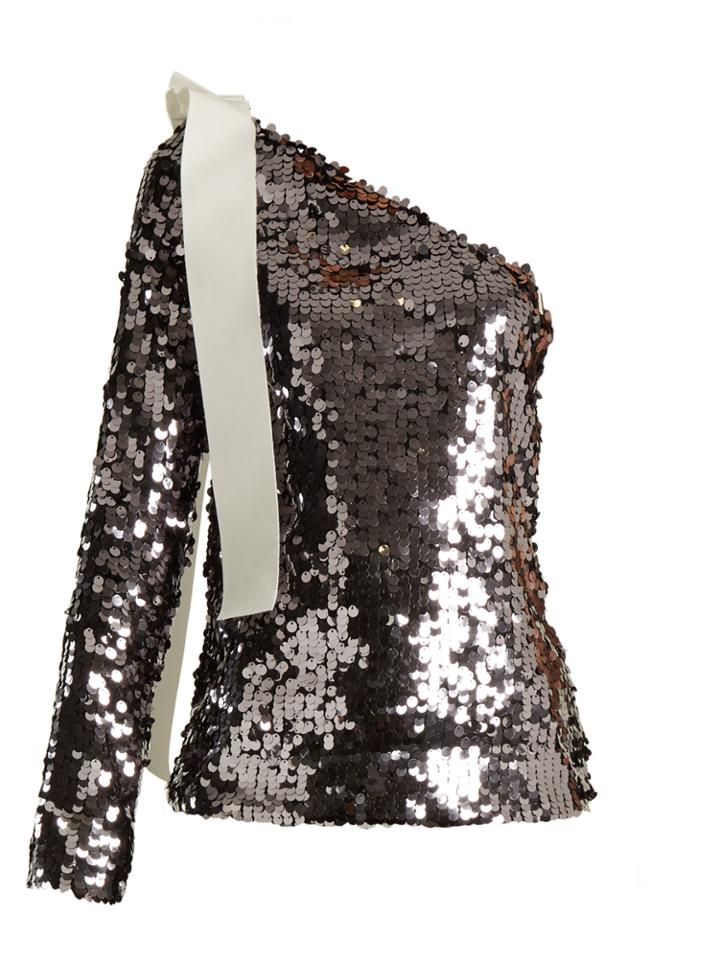 Msgm Sequin-embellished Top