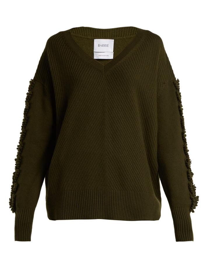 Barrie Troisieme Dimension Crew-neck Cashmere Sweater