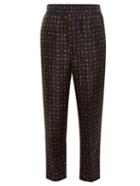 Isabel Marant Toya Diamond-print Trousers