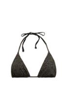 Matchesfashion.com The Upside - Jodhi Army Leopard Print Triangle Bikini Top - Womens - Leopard