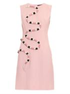 Giles 3d-snake Crepe Dress
