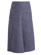 Lemaire Draped-front Denim Skirt