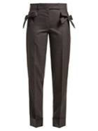 Simone Rocha Bow-embellished Wool Trousers