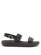 Matchesfashion.com Ancient Greek Sandals - Dinami Comfort Leather Slingback Sandals - Womens - Black
