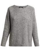 Matchesfashion.com Weekend Max Mara - Slouchy Alpaca Blend Sweater - Womens - Grey