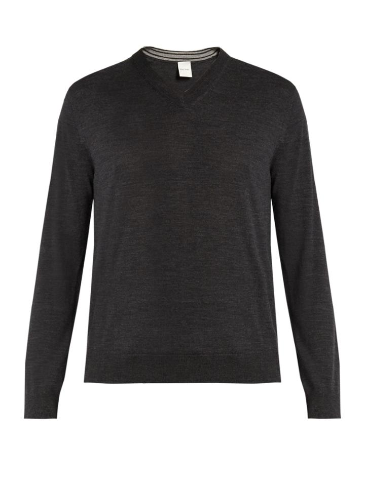 Paul Smith V-neck Wool Sweater