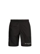 Matchesfashion.com Givenchy - Logo Print Swim Shorts - Mens - Black