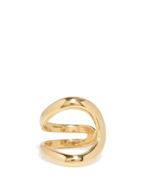 Matchesfashion.com Ana Khouri - Mirian 18kt Gold Ring - Womens - Yellow Gold