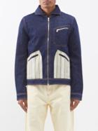 Wales Bonner - Miles Denim Jacket - Mens - Blue Multi