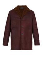 Prada Three-button Shearling Jacket
