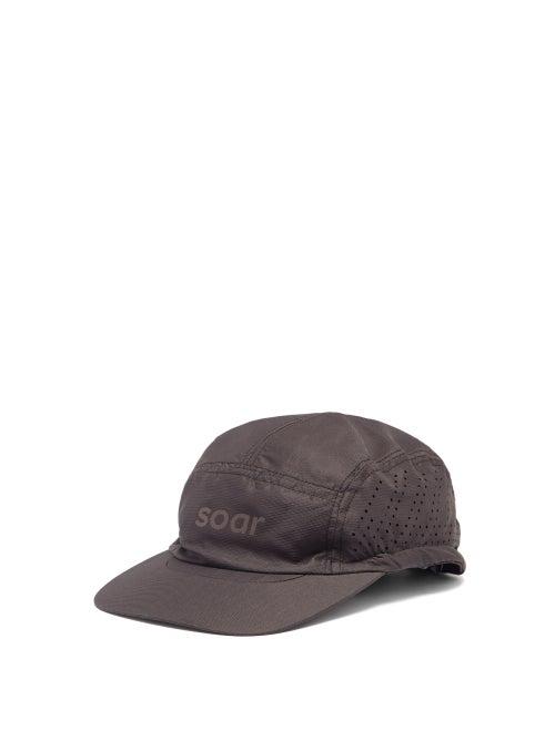 Matchesfashion.com Soar - Logo-print Technical-shell Cap - Mens - Black