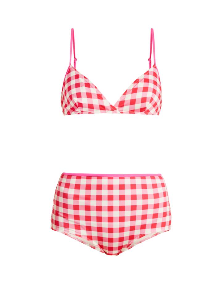 Solid & Striped The Brigitte Gingham Bikini