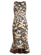 Peter Pilotto Kia Floral-print Cady Midi Dress
