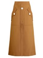 Ellery Ritzy A-line Wool-blend Skirt