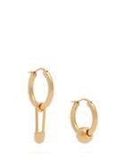 Matchesfashion.com Burberry - Mismatched Earrings - Womens - Gold