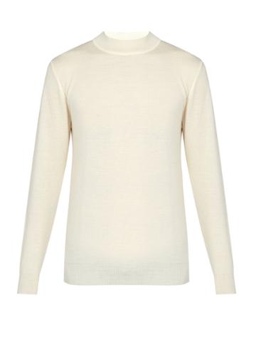 De Bonne Facture Wool-piqu Sweater