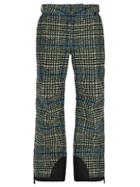 Matchesfashion.com 3 Moncler Grenoble - Check Cotton Blend Ski Trousers - Mens - Grey Multi
