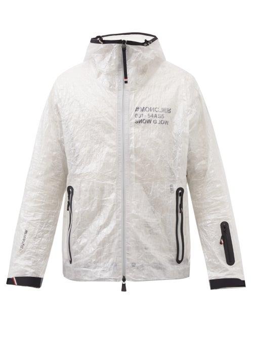 Moncler Grenoble - Croset Logo-print Hooded Shell Jacket - Mens - White