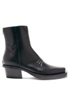 Matchesfashion.com 1017 Alyx 9sm - Leone Square-toe Leather Chelsea Boots - Mens - Black