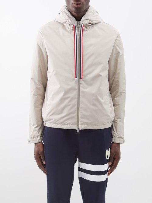 Moncler - Cerou Hooded Down Jacket - Mens - Beige