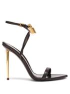 Tom Ford - Naked Smooth-leather Heeled Sandals - Womens - Black