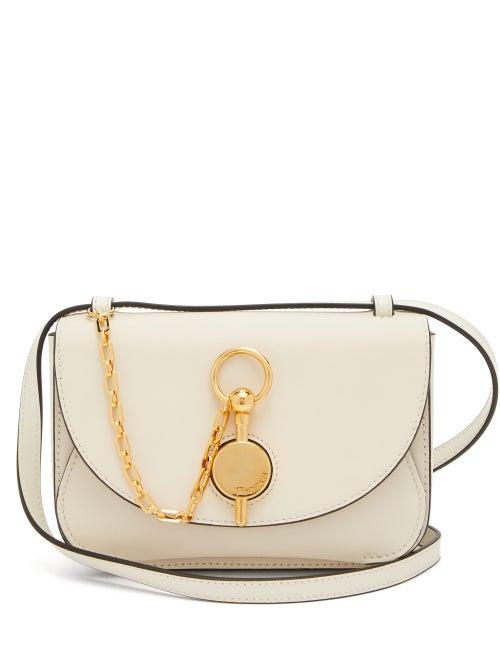 Matchesfashion.com Jw Anderson - Keyts Leather Cross Body Bag - Womens - White