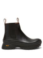 Ladies Shoes Jil Sander - Chunky-sole Leather Chelsea Boots - Womens - Black