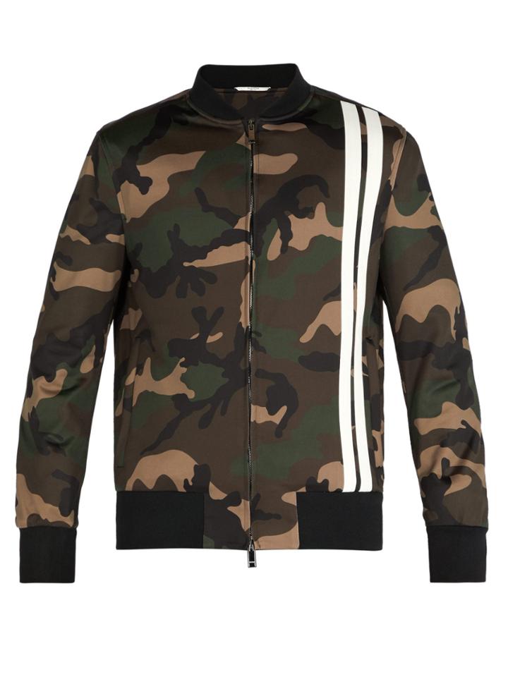 Valentino Camouflage-print Track Top