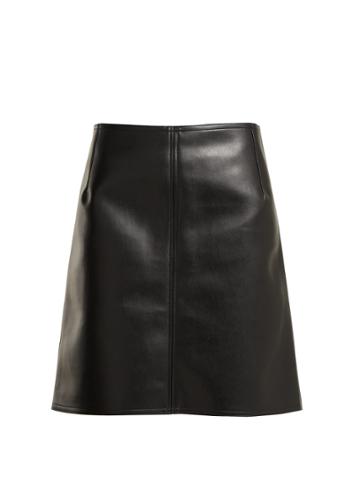 Kwaidan Editions High-rise Faux-leather Skirt