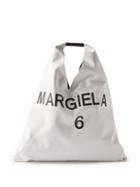 Mm6 Maison Margiela - Japanese Small Canvas Shoulder Bag - Womens - White Multi