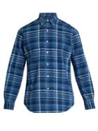 Polo Ralph Lauren Logo-embroidered Checked Cotton Shirt