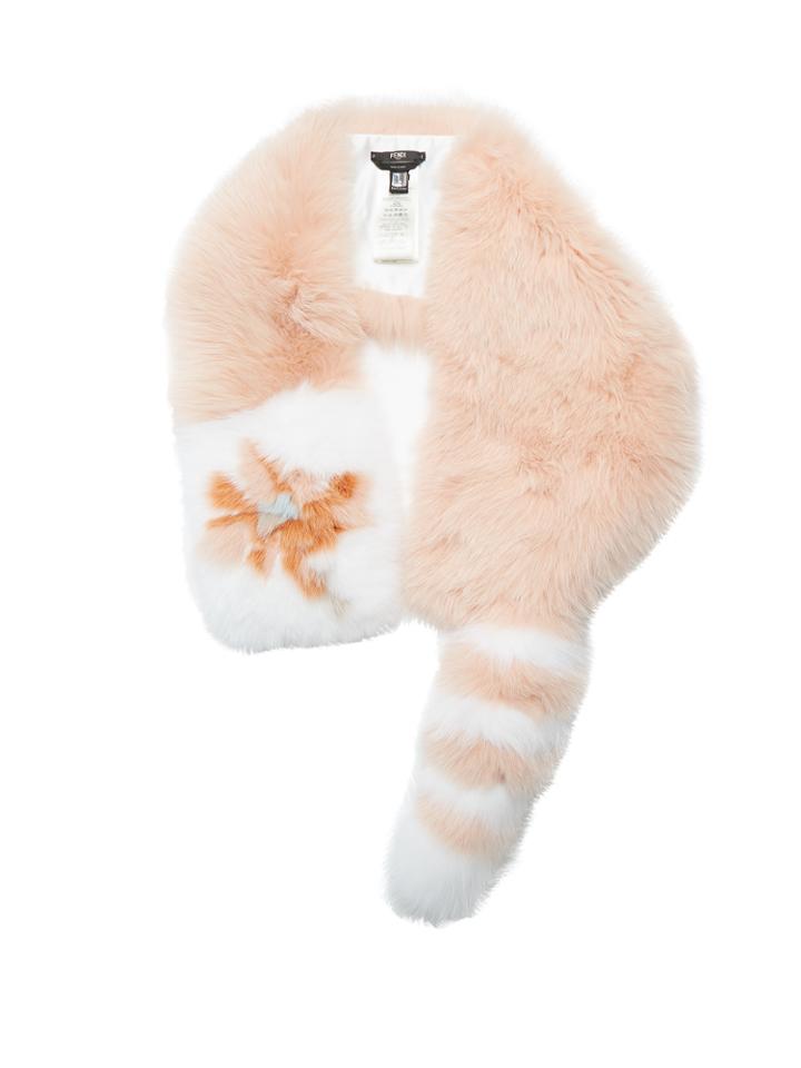 Fendi Flowerland Fur Scarf