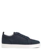 Christian Louboutin - Louis Junior Orlato Low-top Leather Trainers - Mens - Navy