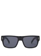 Matchesfashion.com Dior Homme Sunglasses - Diorfraction Square Frame Sunglasses - Mens - Black
