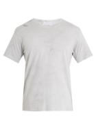 Matchesfashion.com Audrey Louise Reynolds - Hand Dyed Cotton Jersey T Shirt - Mens - Dark Grey