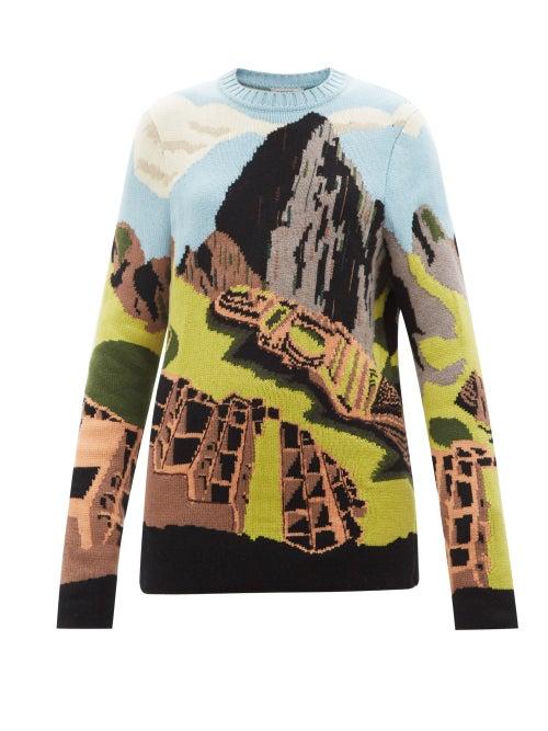 Gabriela Hearst - Ines Machu Picchu-jacquard Cashmere Sweater - Womens - Multi
