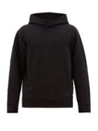 Matchesfashion.com Acne Studios - Forres Logo-label Cotton-blend Hooded Sweatshirt - Mens - Black