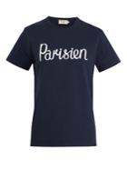 Maison Kitsuné Parisien-printed Cotton T-shirt