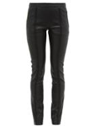 Matchesfashion.com Haider Ackermann - Whipstitched Leather Trousers - Womens - Black